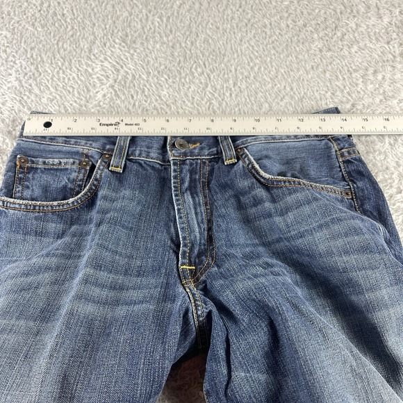 Lucky Brand Blue Jeans Mens Size 28x30 487 Relaxed Fit 100% Cotton - Picture 4 of 11